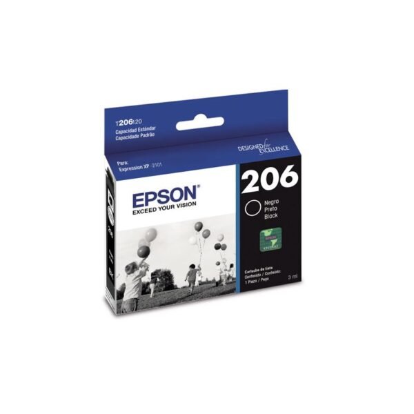 Cartucho de tinta Epson T206 negro