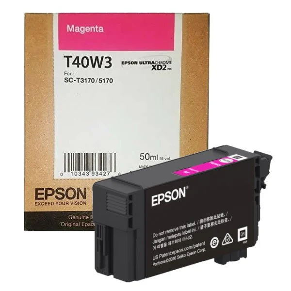 CARTUCHO EPSON T40W3 Tinta Epson UltraChrome T40W3 magenta - Imagen 1