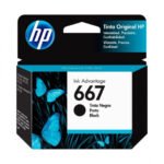 Cartucho de tinta HP 667 Negro
