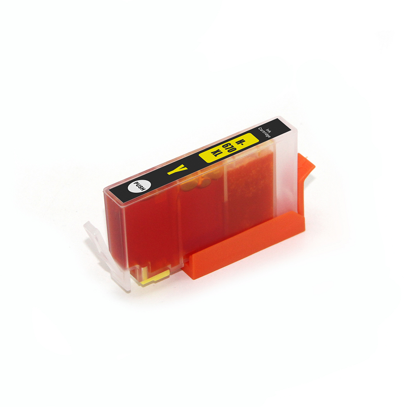 cartucho hp 670xl amarillo