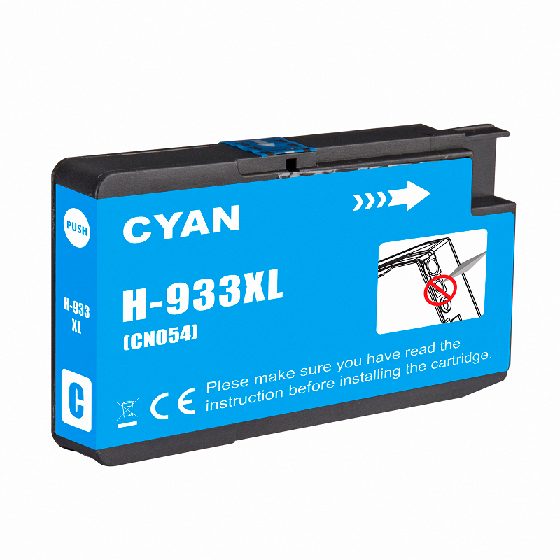 cartucho hp 933xl cian Cartucho de tinta HP 933XL cian compatible - Imagen 1