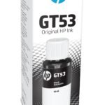 Botella de tinta HP GT53 negra original