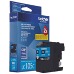 Cartuchos Brother Tinta LC105 Cian