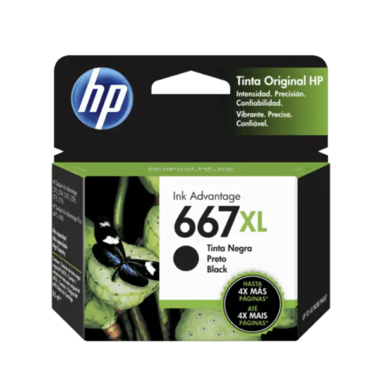 Cartucho de tinta HP 667XL Negro