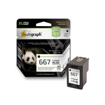 Cartucho de tinta MULTIGRAPH 667XL para HP – Negro
