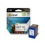Cartucho de tinta MULTIGRAPH 667XL para HP – Tricolor