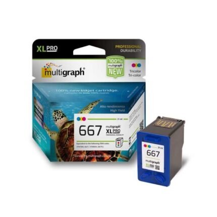 Cartucho de tinta MULTIGRAPH 667XL para HP – Tricolor