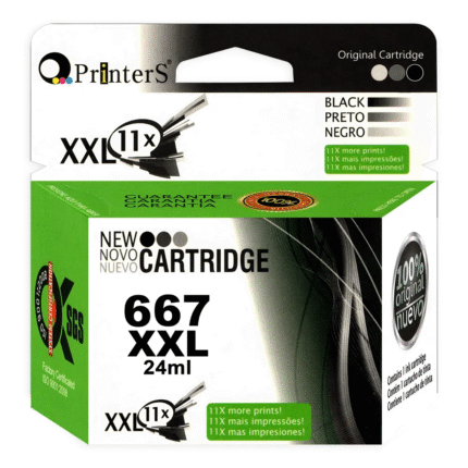 Cartucho de tinta 667 XXL negro PrinterS