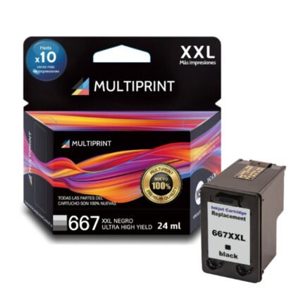 Cartucho de tinta Multiprint 667 XXL negro